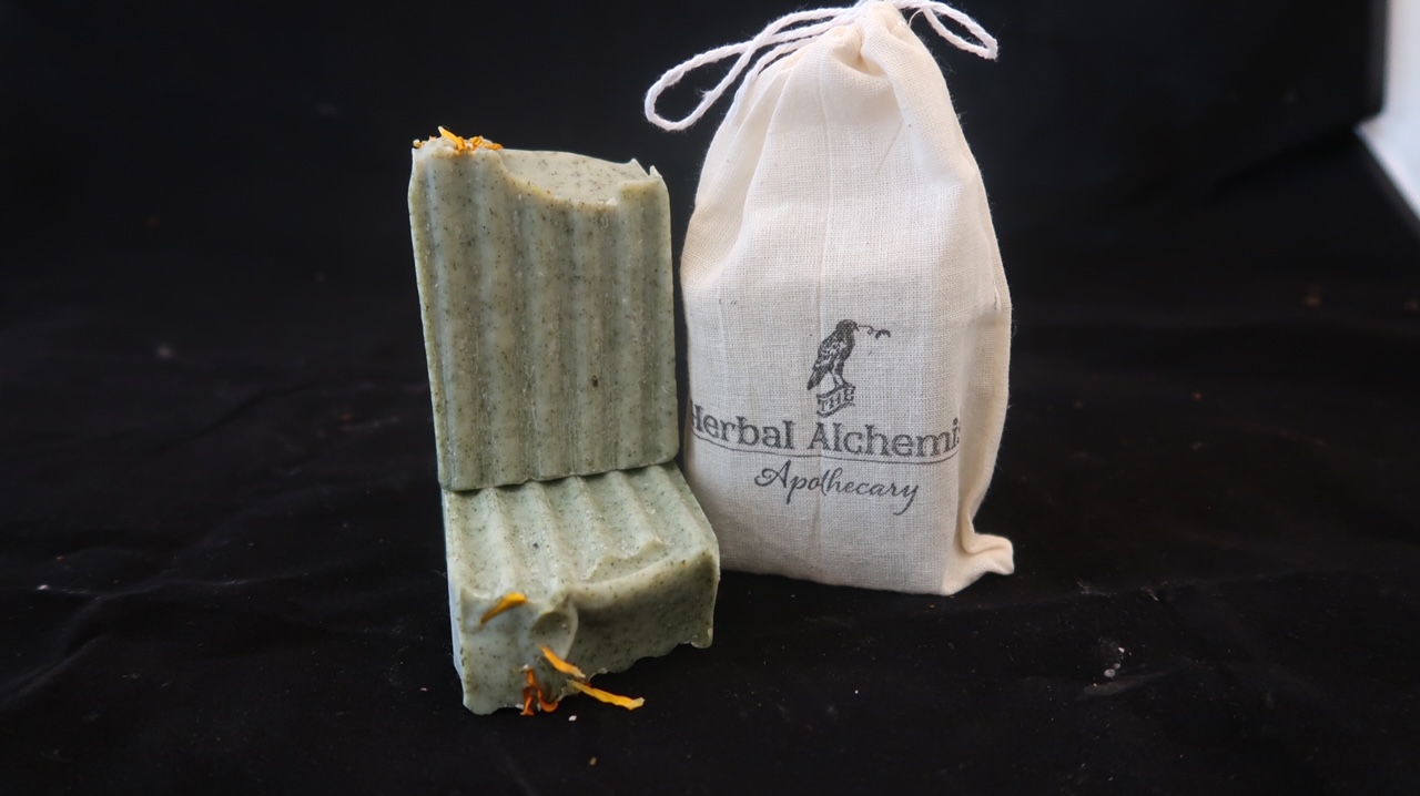 Featured image for “Nettle, Citrus and Balsam Soap”